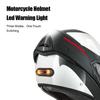 With Switch Motorcycle Taillights On Helmets LED Indicator Warning Blinker Cordless Strobe Lights Signal Lamps Safety Waterproof