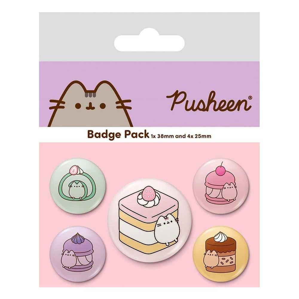 Pusheen Sweets Badge Set