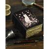 Leather Grimoire Journal: Cat Print Book of Shadows Magic Leather Journal, Spell Book Magic Cat Journal Halloween Giftsq