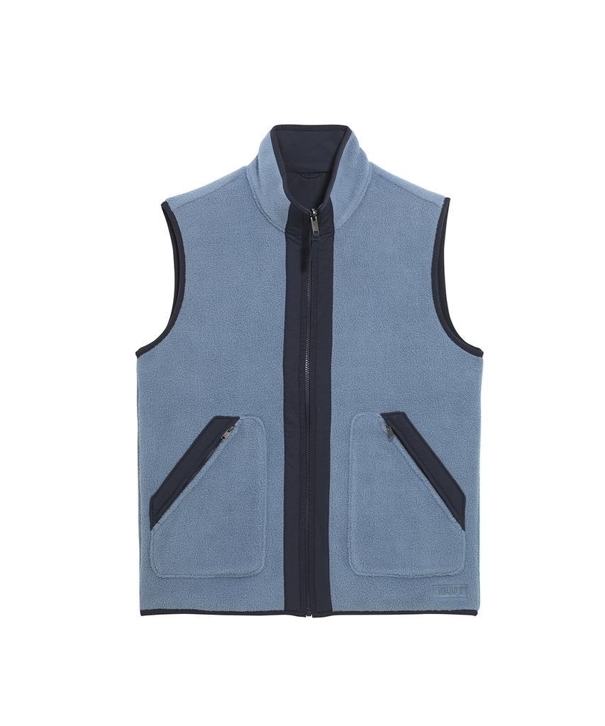 Aigle Men'S Reversible Sherpa Vest Aiw25Mfle005Mli