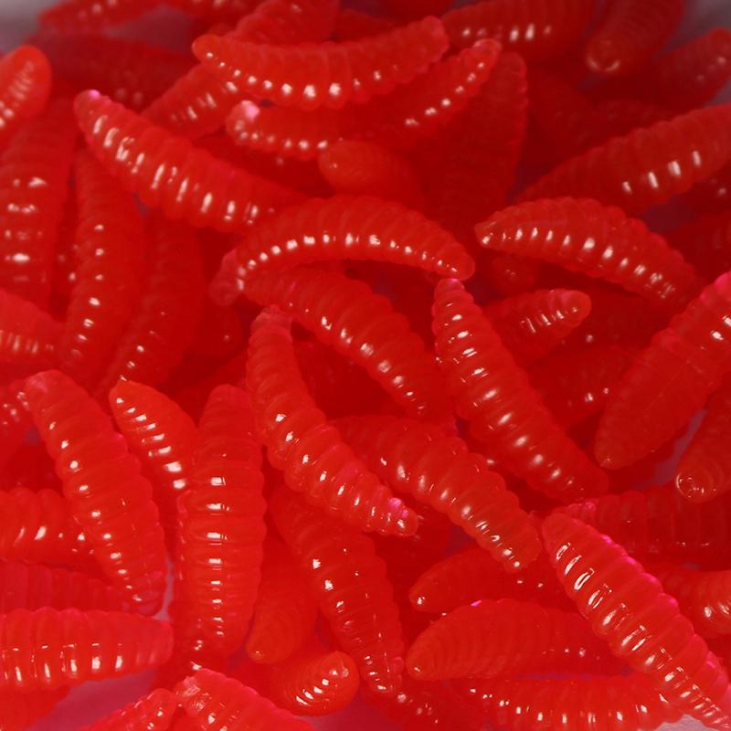 Soft Bait, Bread Worm, Bionic Soft Worm, Lure Soft Bait, Fake Earthworm, Maggot, Luminous