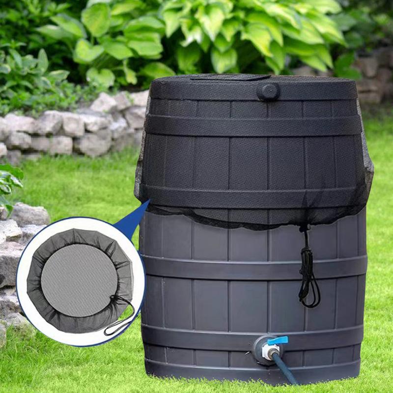 1 шт. 60/90/100 см Уличная сетчатая крышка-сетка для дождевых бочек, ведер для сбора воды, крышка для защиты резервуара для воды, садовые принадлежности