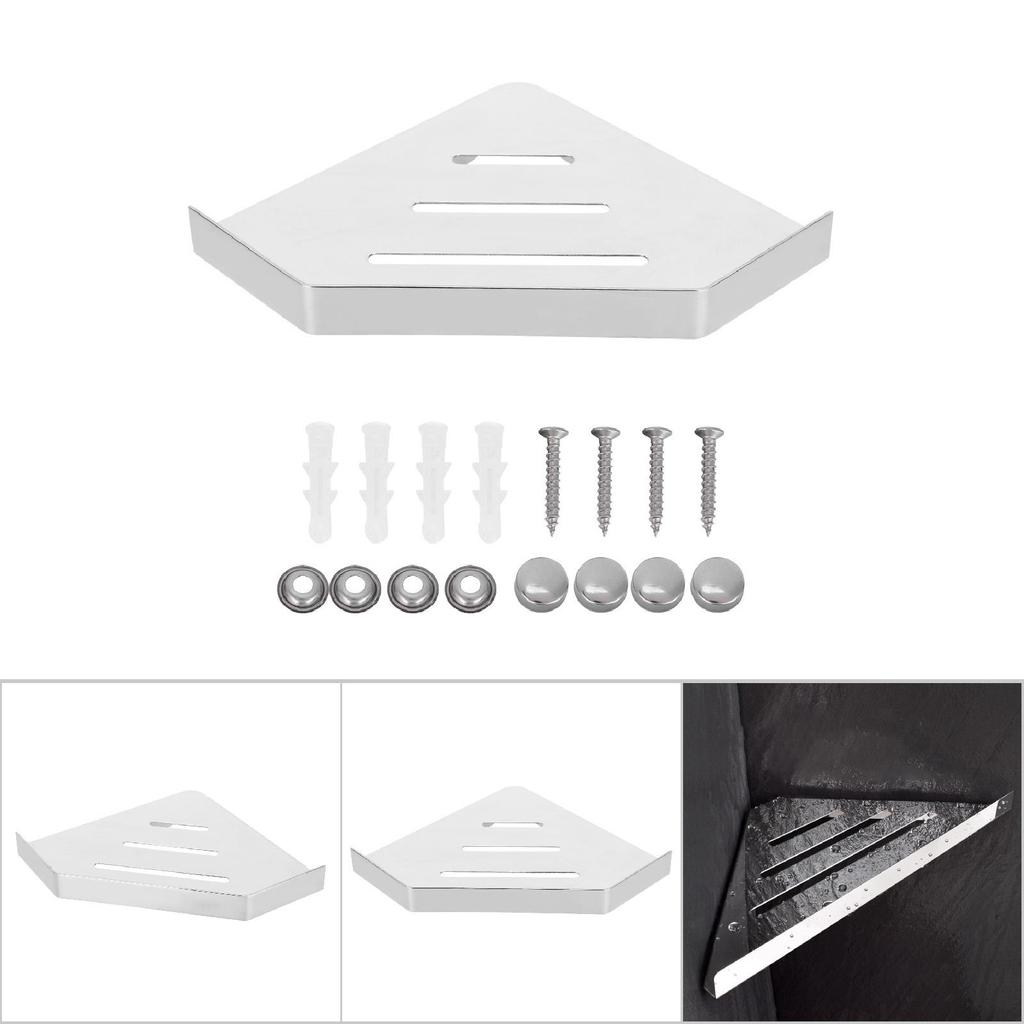 Wall Mounted Shower Corner Shelf Storage Rack Organizer Holder Container for Bathroom