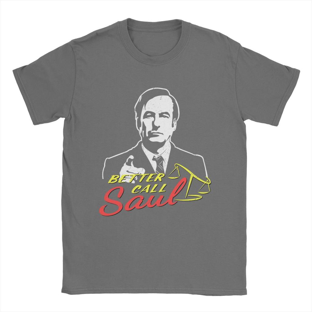 Vintage Better Call Saul T-Shirt for Men Crewneck 100% Cotton T Shirts Short Sleeve Tees Party Clothing