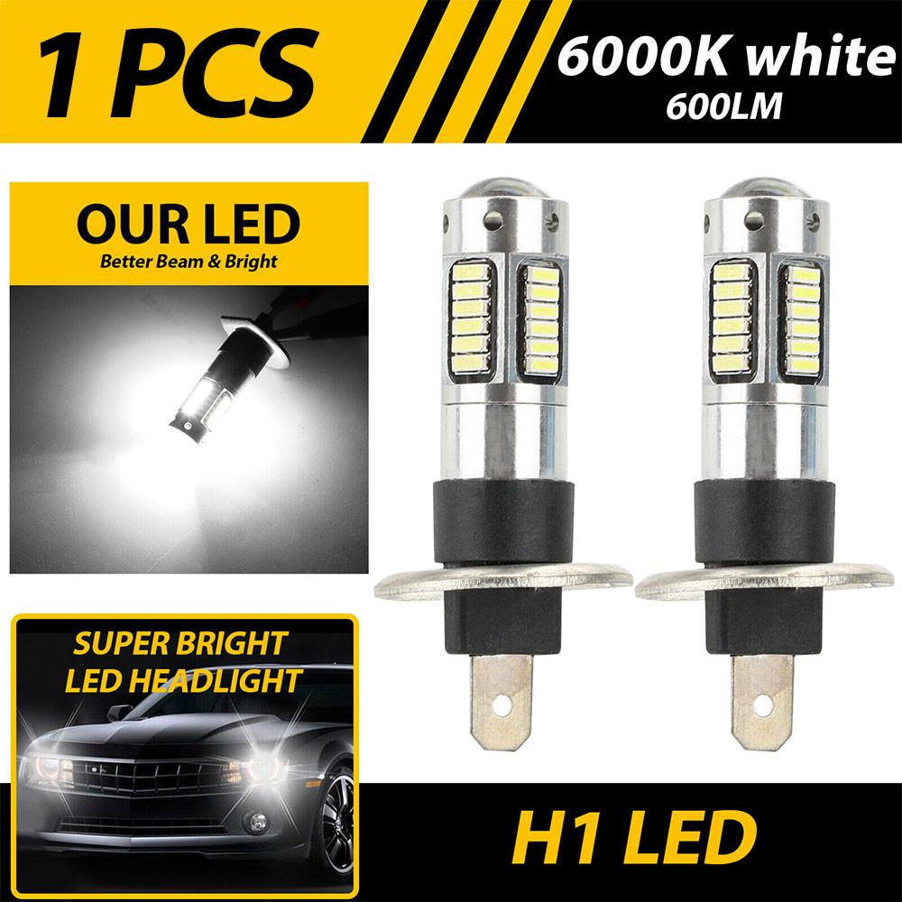 Car H1 LED Headlight Bulb 10W 12V Projector Fog Light Bulbs Kit Super Bright DRL 6000K 600LM Car Accessories