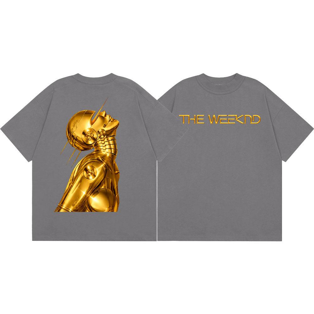Кастомизация The Weeknd After Hours Til Dawn Tour 2026 Футболка Унисекс Унисекс Одежда Мода Хип-Хоп Футболка Летняя Повседневная Свободная C