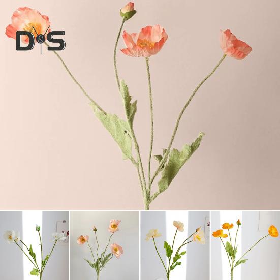 Искусственный цветок со стеблем, реалистичный домашний офисный стол, центральная часть свадебного искусственного цветка, ветка, искусственная цветочная композиция, украшение, реквизит для фото