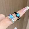 Little Monster Abnormal Pupil Cat Childlike Fun Cute Funny Year Ring Index Finger Ring Niche Design Ring