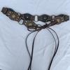 Handmade Hollow Pattern Western Pu Leather Belt For Women Stylish Summer Accessory