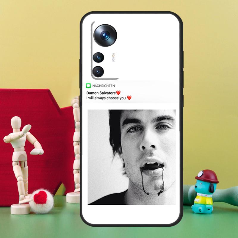 Чехол Damon Salvatore Дневники Вампира Для Xiaomi 15T 14T 13T Pro 13 14 15 Ultra 17 Pro Max POCO F5 F6 F7 X5 X6 X7 Pro