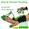 Тренажер для пальцев 5LB-50LB, ортопедические приспособления для ладоней и пальцев, силовая тренировка на растяжение, можно использовать для левой и правой рук