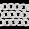 20pcs Ins Retro Rainbow Buckle Acrylic Long Chain Beads For Men Women Curb Cuban Link  Jewelry Making DIY Bracelet Necklace