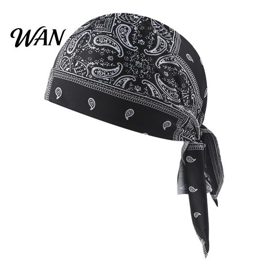 Cashew Print Turban Hat with Long Adjustable Straps Classic Street Style Pattern Breathable Soft Fabric Sweat-Absorbent Headscarf All Day Wear
