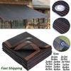 4x6m  12-pin Sunshade Net Anti-ultraviolet Awning Plant Cover Net for Outdoor Garden Courtyard Swimming Pool Balcony Shade Cloth
