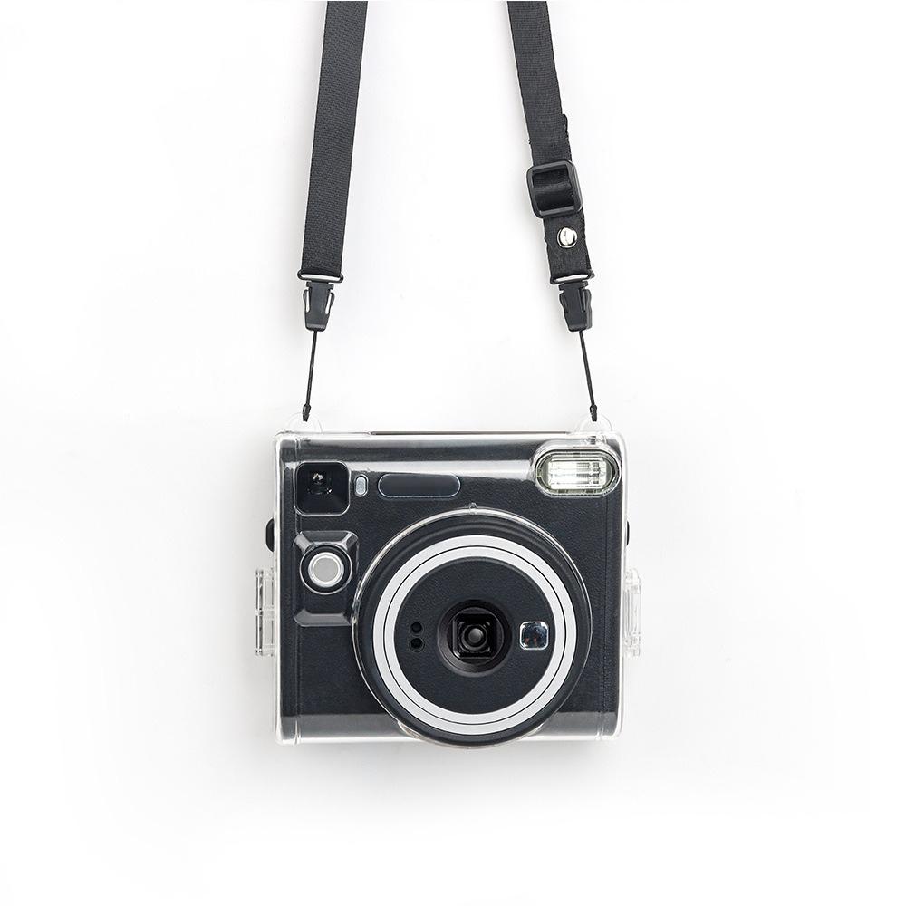 [Film Lab] Instax Square SQ40 Transparent Case Camera Protective Case with Strap CAA10