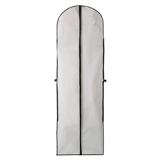 Подвесная сумка для свадебного платья Прочная моющаяся Дышащая с ручкой на молнии Пыленепроницаемый складной чехол для одежды