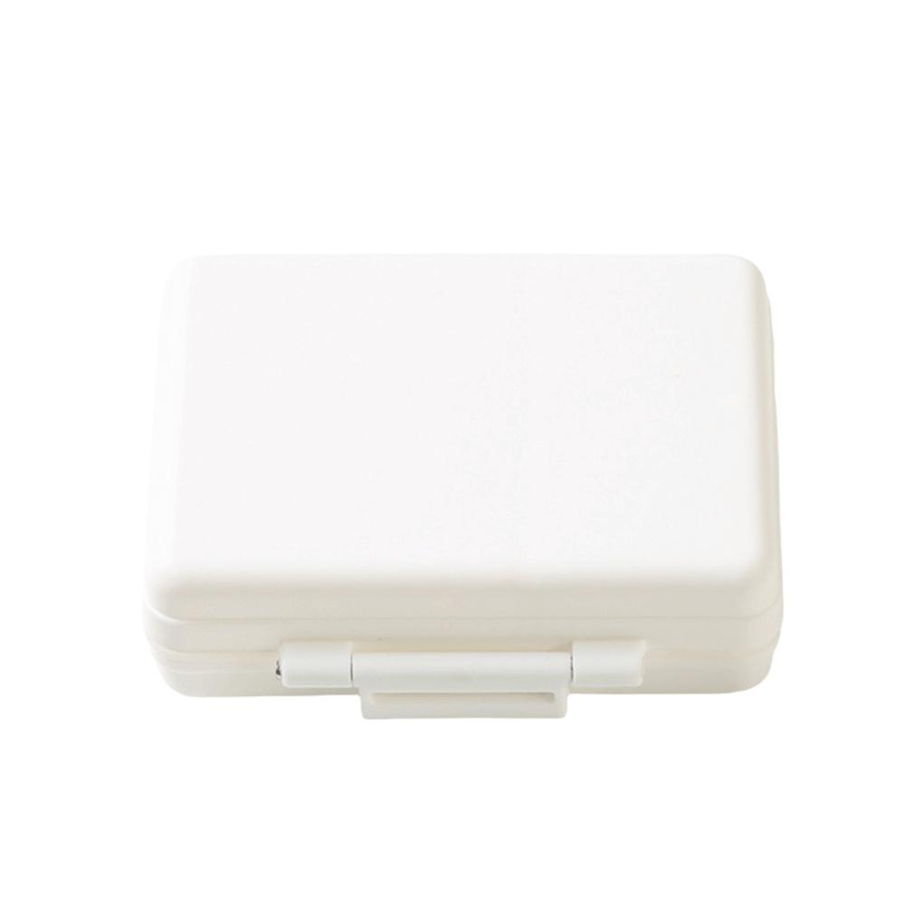 Portable Size Medicine Case Colorful Design Vitamin Container Compact Pill Splitters  Home Storage