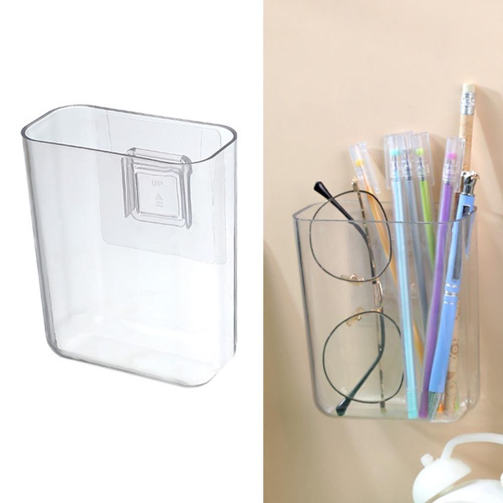 Transparent Wall Remote Holder Easy to Install Wall Phone Holder Wall Mount Organizer Bedroom