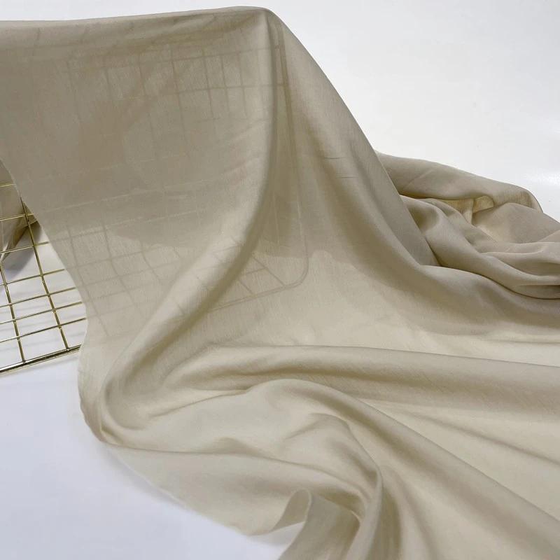 100x150 см шелковый хлопковый материал ткань однотонная для нижней подкладки юбки одежда ткань одежда DIY швейная оптовая продажа