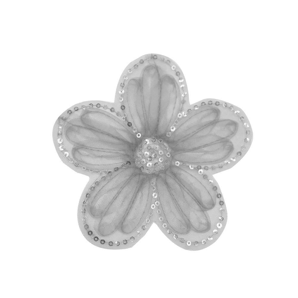 Corsage Organza Floral Patch Mesh Lace Wedding Dress Applique Clothing DIY Accessories
