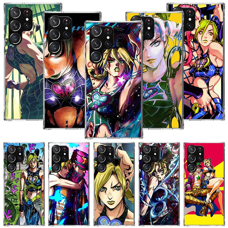 Чехол для телефона JoJo's Bizarre Adventure Джолин Куджо Для Samsung Galaxy S26 Ultra S23 S24 S25 Edge S20 FE S21 S22 Plus Мягкая печать Sh