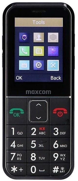 Maxcom Comfort Mm735 Black Telephone + Sos Armband 1 Pc