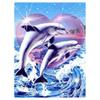 Diy 5D алмазная живопись Дельфин наборы крестиков вышивка мозаика животные художественная картина из страз подарок для рукоделия домашний декор