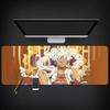 ONE PIECE Анимационный Мерч Манки Д.. Луффи Ророноа Зоро Общежитие Двумерный Компьютерный Коврик для Клавиатуры Водонепроницаемый Большой Милый Коврик для Мыши