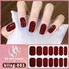 Glittering French Nail Decals 3D Nails Polish Wraps Gel Full Nail Wraps  Salon