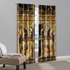 2 шт. Шторы Рулонные шторы Древнеегипетская фреска Машинная стирка Ткань Термоизоляция Универсальные 100% Полиэстер (без