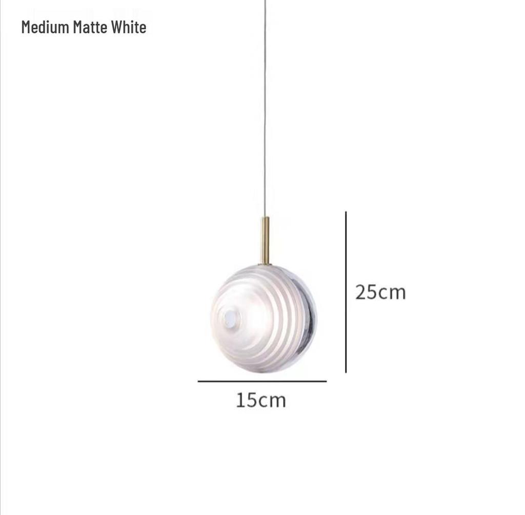 Постмодернистский Минималистичный Стеклянный Подвесной Светильник в Полоску для Гостиной, Кафе, Спальни, Лестницы и Выставочного Зала