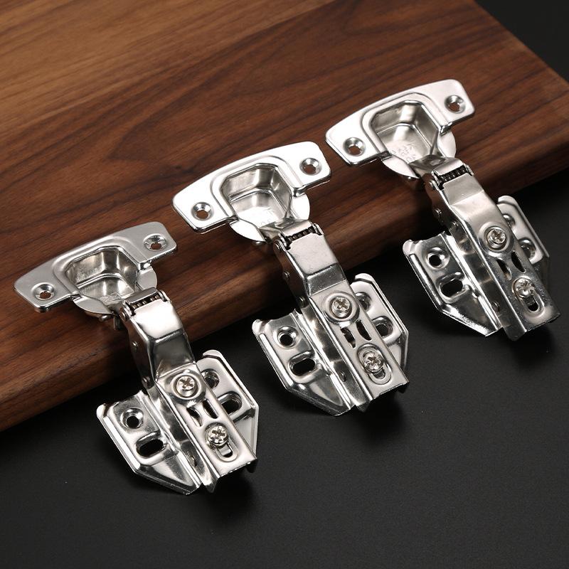 2/10 PCS Stainless Steel Hydraulic Soft Close Hinges Cabinet Door Dampers for Easy Installation on Kitchen & Furniture Cupboards