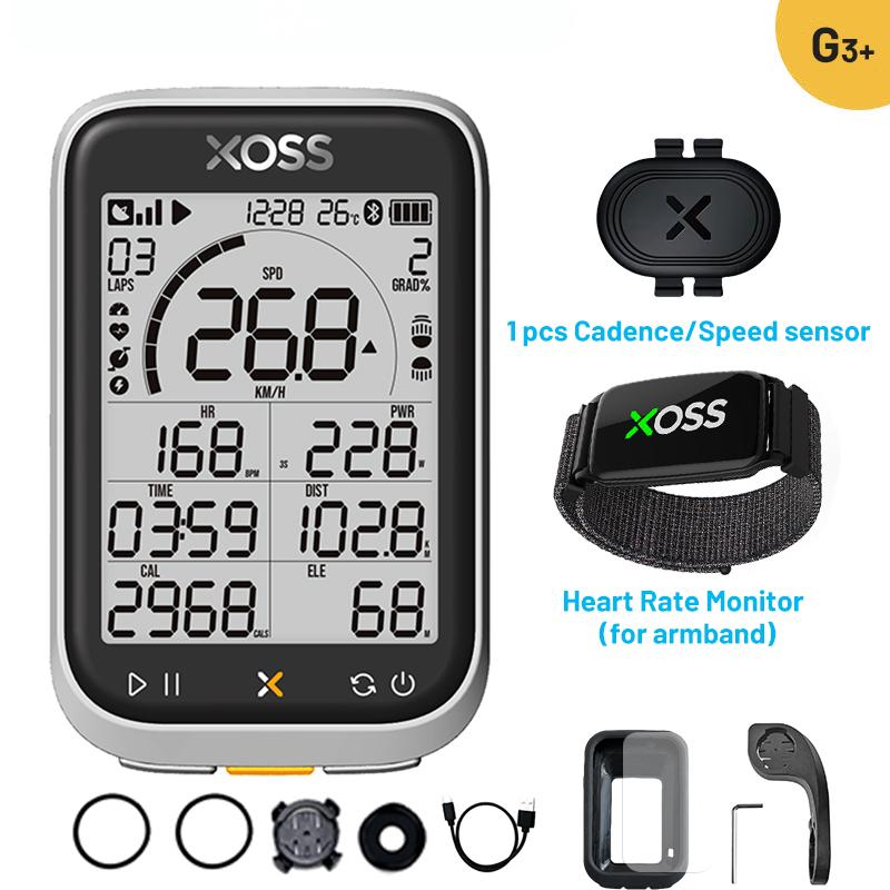 XOSS g3 g3Plus Велокомпьютер Беспроводной GPS Спидометр для Велосипеда Дорожный Велосипед MTB Водонепроницаемый ANT+ Каденс Скорость Умный Велокомпьютер