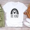 (Asian Size) Tee Top Letter Love Style Trend Cute 90s Clothing Short Sleeve Women Print Lady Female Fashion Tshirt Casual Graphic T-shirt
