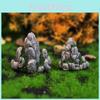 Resin Style Rustic Miniature Fake Mountain Scene Micro Landscape Handicraft