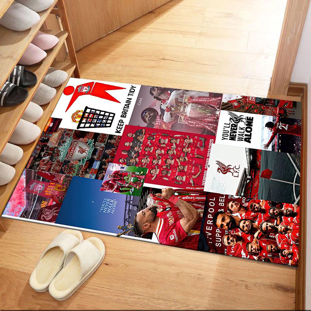 Liverpool Football Club Floor Mat Design For Kitchen Living Rooms Game Room Dining Room Antislip Carpet Anime Office Decor Best For Christmas