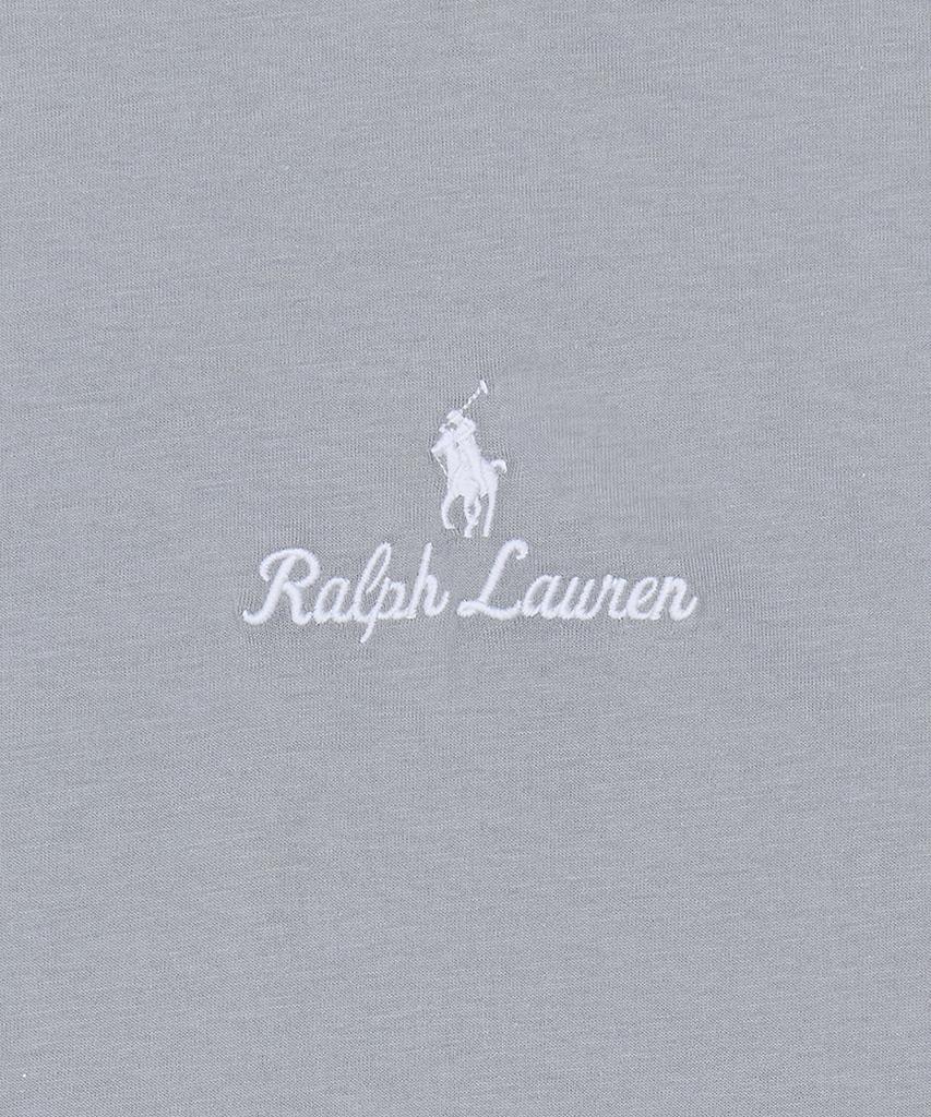POLO RALPH LAUREN Классический крой Хлопковая футболка с логотипом - Серая
