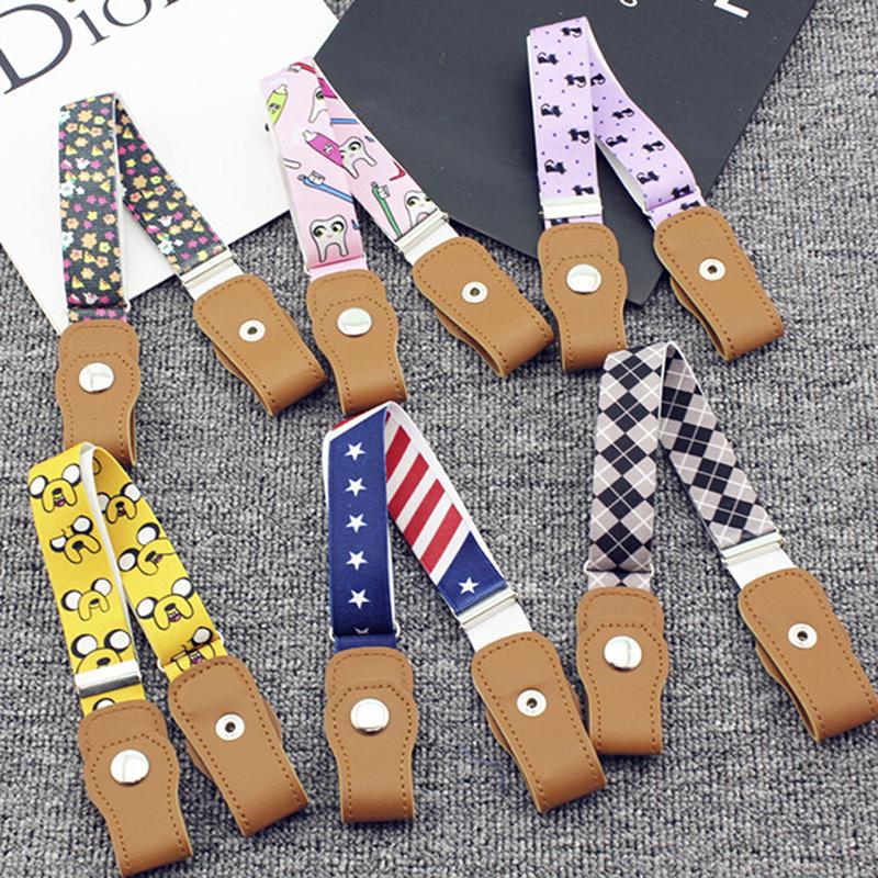 Эластичный пояс с пряжкой, свободный пояс, эластичный пояс, джинсовый пояс, детский пояс для мальчиков и девочек