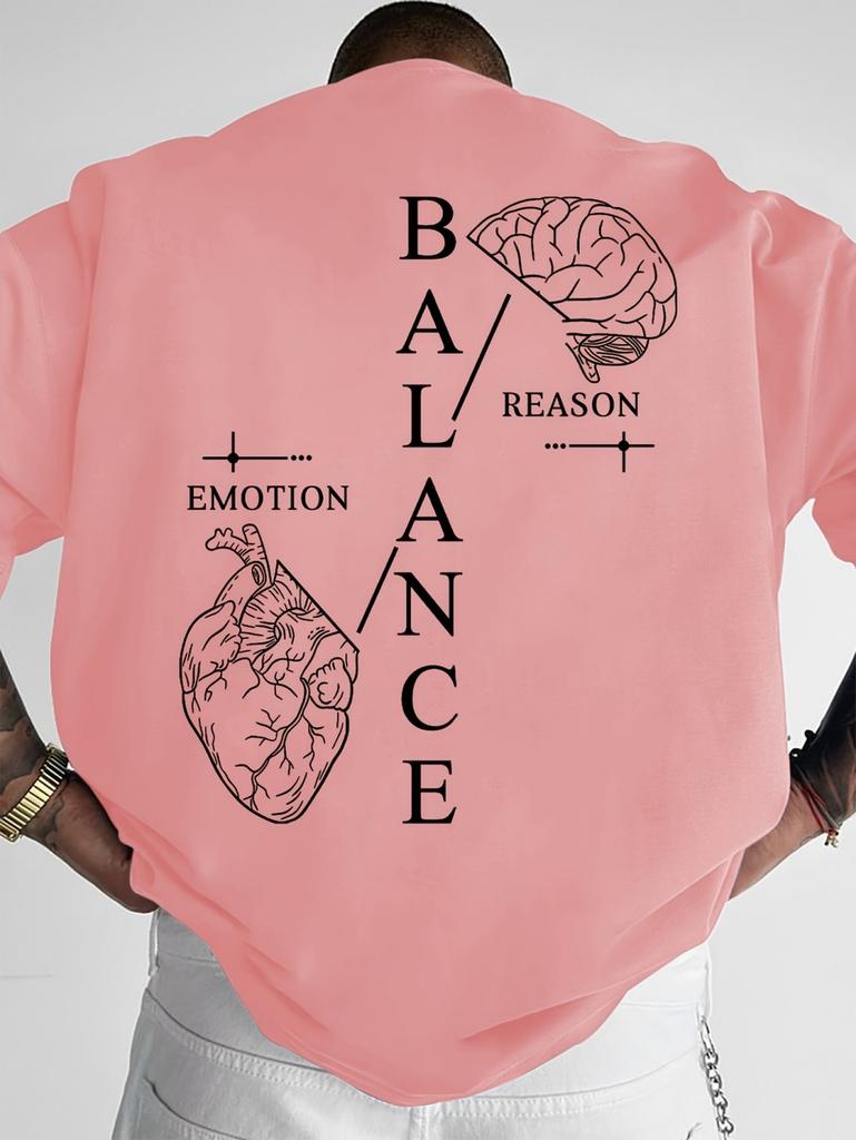 European and American Unisexs Summer Personalized Letter Print Soft and Breathable Round Neck Tshirt Outdoor Urban Casual Top