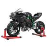 1/6 Kawasaki H2R Boo Table Spray Able Dynamic Metal Motorcycle Model Kids Gift