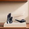 Hand Incense Stick Holder Ash Catcher Resin Gesture Incense Burner Home Office Meditation Yoga Relaxation Home Office Decoration Ornament