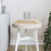 VidaXL Round Table Top White Ø30x3 Cm Solid Pine Wood 833656