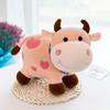 Мультяшная милая корова плюшевая игрушка мягкая игрушка животное скот кавайная для девочек хлопковая плюшевая кукла животное наполненная украшением дома
