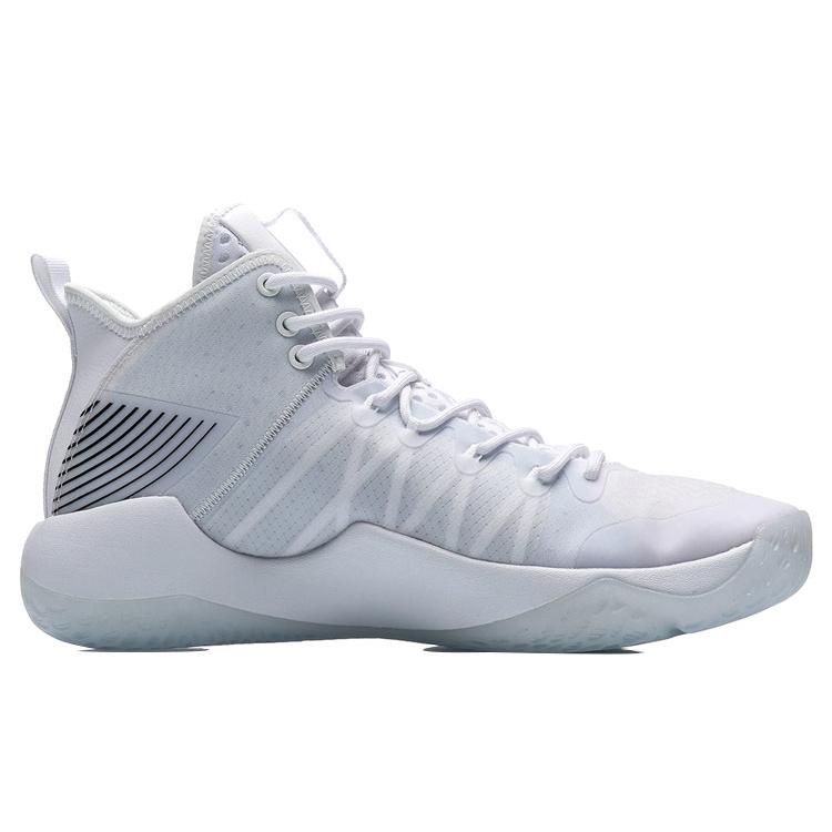 Li Ning Combat Hi Баскетбольные кроссовки Мужские Средняя высота Белый/Черный ABAR059-6