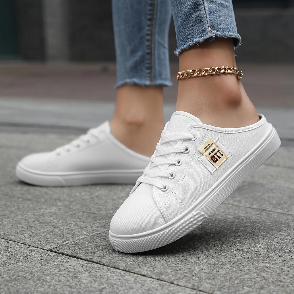 Женские повседневные кроссовки, удобные туфли без застежек с мягкой подошвой, всесезонные универсальные кроссовки