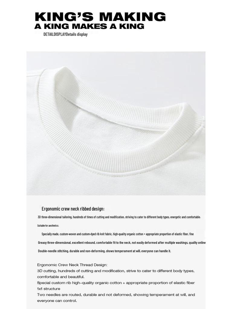 Мужской свитшот с круглым вырезом NASA MARVEL