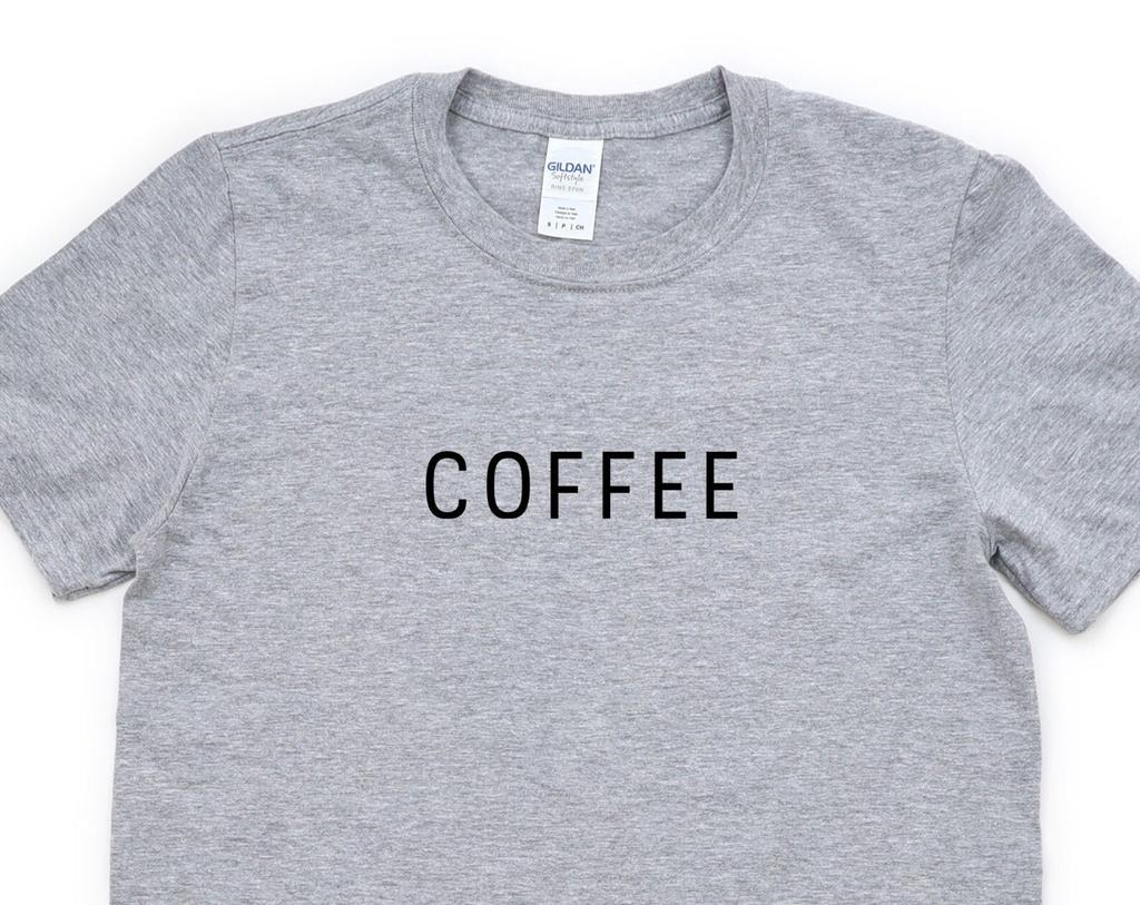Coffee T-Shirt Minimalist Shirt Mens Womens Gift - 4415