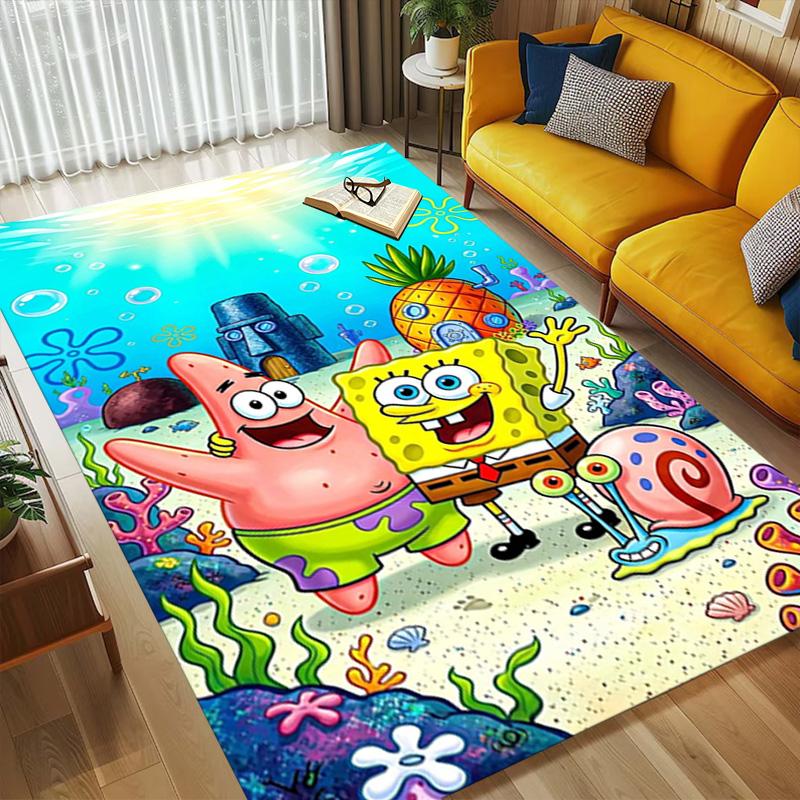 Underwater Friends Living Room Nonslip Area Rug Soft Carpet For Bedroom Game Playroom Sofa Office Home Decor Doormat Christmas Gift C922236