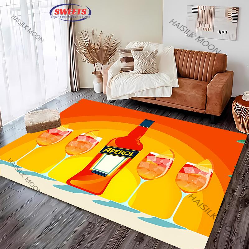 1PC Fashion Band A-Aper0l Carpet Indoor Floor S-Spritz Mat for Bedroom Living Room Kids Room, Office Large Area Decorative Rug