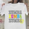 Футболка Zumba Drifit Rainbow Fitness с черным принтом, женские футболки Vogue, свободные хлопковые женские футболки, качество